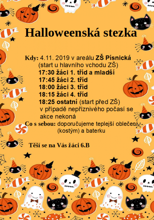 Pozvánka Halloween