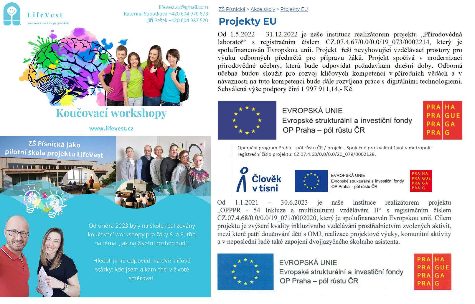 Granty EU logo+info